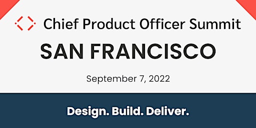 Chief Product Officer Summit | San Francisco
