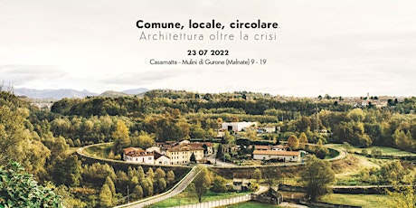 Comune, locale, circolare:  Architettura oltre la crisi tickets