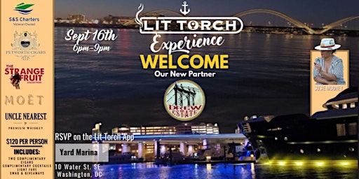 16 Sep 22- Lit Torch® Experience On The Water Powered by DREW ESTATE CIGARS
