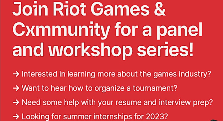 Riot Games + Cxmmunity Fireside Chats image