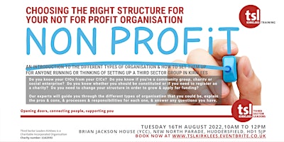 Choosing the Right Structure for your Not For Profit Organisation