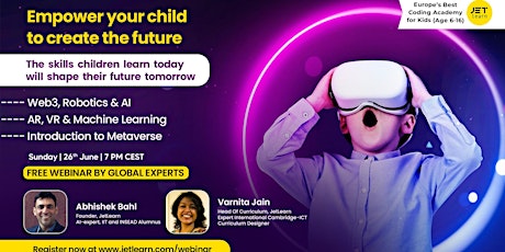 Empower your child to create the future: Web3, AI & Robotics tickets