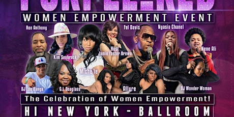 Purple & Red Event Women Empowerment Fundraiser tickets