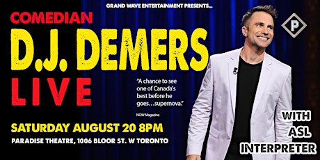 D.J. Demers Live! (Tonight Show, Conan, America's Got Talent) tickets