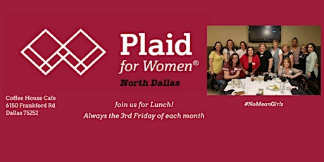 Plaid For Women: North Dallas Lunch Meetup primary image