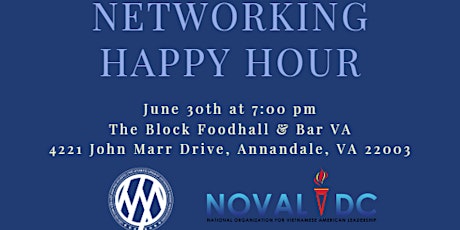 MAUVSA and NOVAL-DC Networking Happy Hour tickets