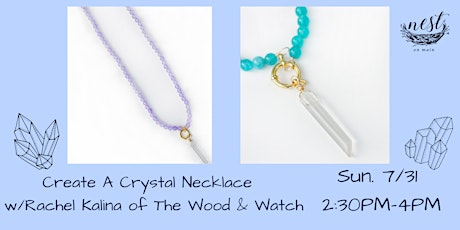 Create a Gem Charm Necklace with Rachel Kalina of The Wood & Watch tickets