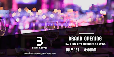 Blank Canvas Event Space Grand Opening tickets