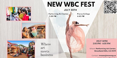 NEW WBC Festival Vendor price until June 30 tickets