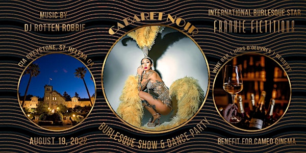 Cameo Cinema's Cabaret Noir Burlesque Show and Dance Party