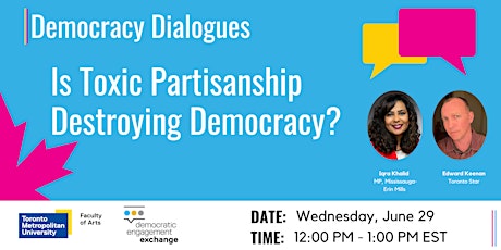 Is Toxic Partisanship Destroying Democracy? tickets