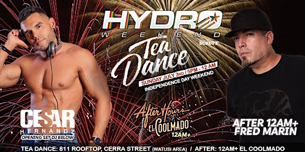 HYDRO TEA DANCE - Powered by SCRUFF