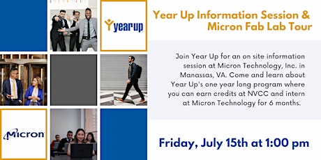 Year Up NCR Presents: Micron Information Session tickets