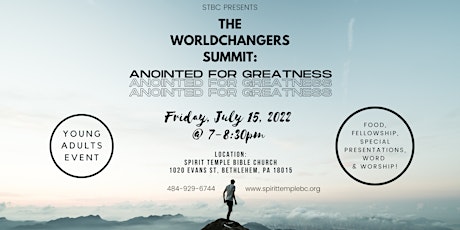 WorldChangers Summit: Anointed For Greatness tickets