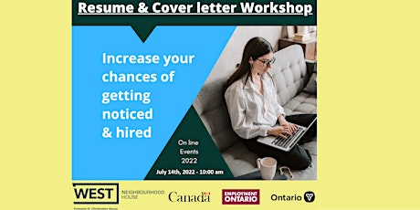 Resume & Cover Letter Workshop - Getting noticed and hired by employers tickets