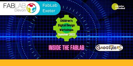 Inside FabLab Exeter: T-shirt or Tote Bag Design Workshops (8-16yrs)