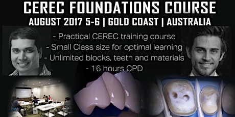 CEREC Foundations Course with Dr Sahil Soni & Dr Murray Orr primary image