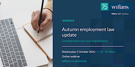 Autumn employment law update (webinar)