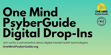 Digital Mental Health Tools & Providers (free) tickets