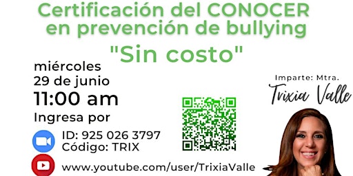 Certificación del CONOCER en prevención del bullying