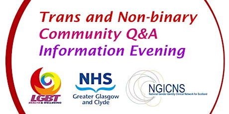 Trans and Non-binary Community Q&A Info Evening with NHS Gender Services primary image