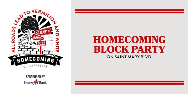 Homecoming Block Party Vendors