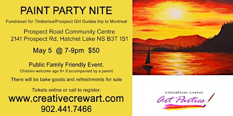 Paint Party Nite Fundraiser for Girl Guides Trip to Montreal primary image