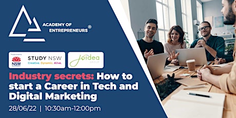 Industry secrets: How to start a Career in Tech and Digital Marketing