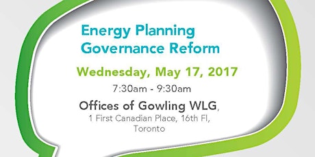 OEA Conversations That Matter - Energy Planning Governance Reform primary image