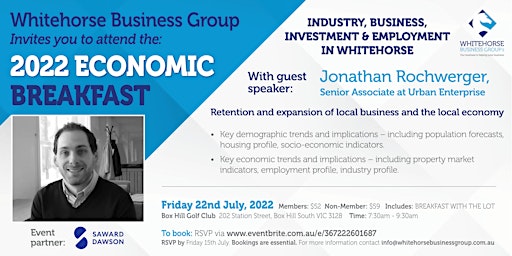 Whitehorse Business Group, 2022 Economic Breakfast
