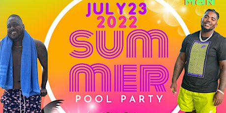 Summer pool party tickets