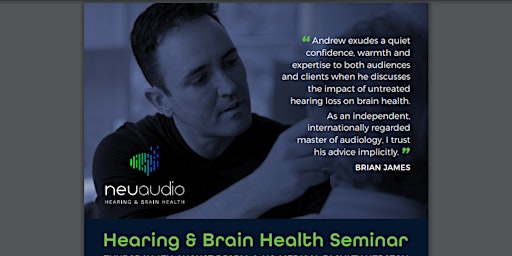 Hearing & Brain Health Seminar