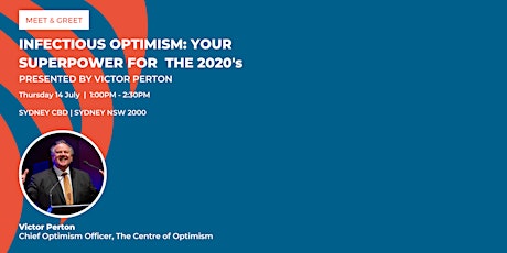 Infectious Optimism: Your Superpower of the 2020's tickets