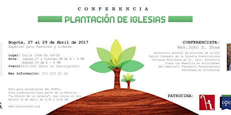 Conferencia: Plantación de Iglesias primary image