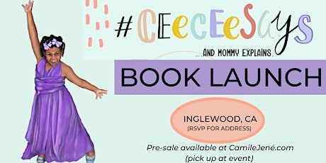 #CeeCee Says Book Launch tickets