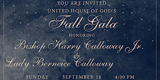 United House of God Fall Gala