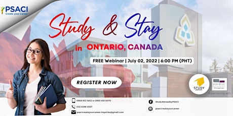 STUDY & STAY in ONTARIO, CANADA tickets