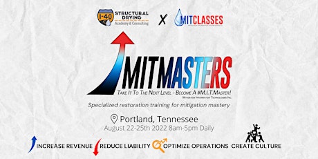 MITMasters: Level 1 & 2 | I40 Structural Drying Academy x MITClasses tickets