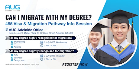 [AUG Adelaide] Can I  Migrate With My Degree? tickets