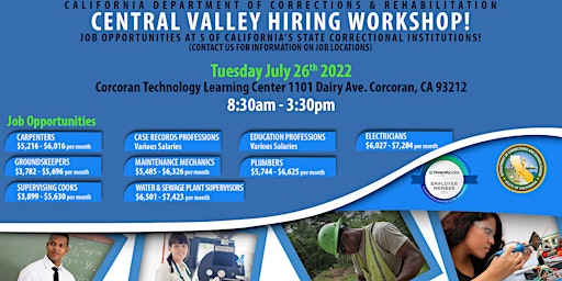 Central Valley Hiring Workshop in Corcoran, CA