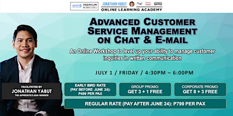 Advanced Customer Service Management on Chat & E-Mail biglietti