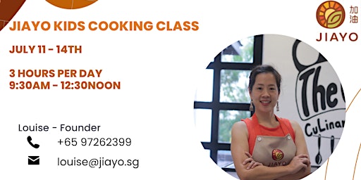 Kids 4 Days Cooking Camp in July 2022