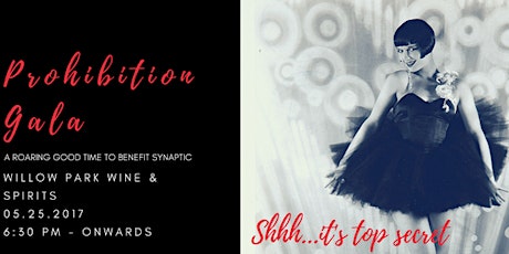 Prohibition Gala - A Roaring Good Time to Benefit Synaptic  primary image