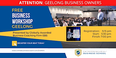 Free Geelong Business Workshop tickets