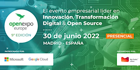 OpenExpo Europe 2022 -  Innovación, Transformación Digital y Open Source boletos