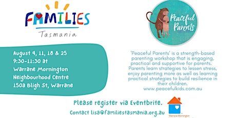 Peaceful Parents Workshop - 4 weeks tickets