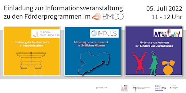 Die Förderprogramme im BMCO – Info-Veranstaltung für Multiplikator*innen