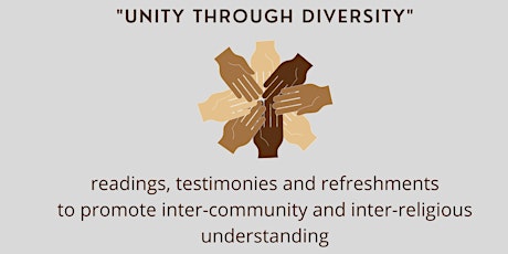 Unity Through Diversity | Interfaith Service tickets