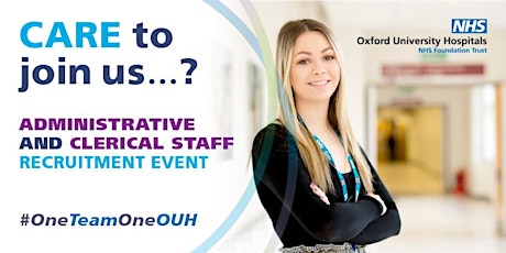 OUH - Onsite recruitment event for Administration and Clerical positions tickets