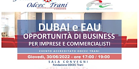 DUBAI e EAU - Opportunità di Business per Imprese e Commercialisti